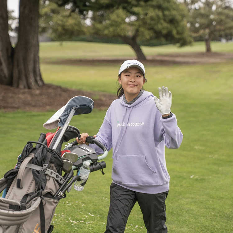 Youth on course participant